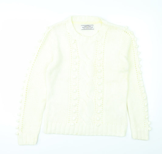 Atmosphere Womens White   Pullover Jumper Size 14