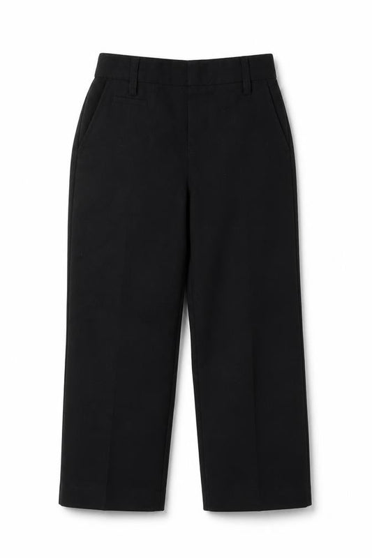 Marks & Spencer Girls Black   Chino Trousers Size 3-4 Years - school