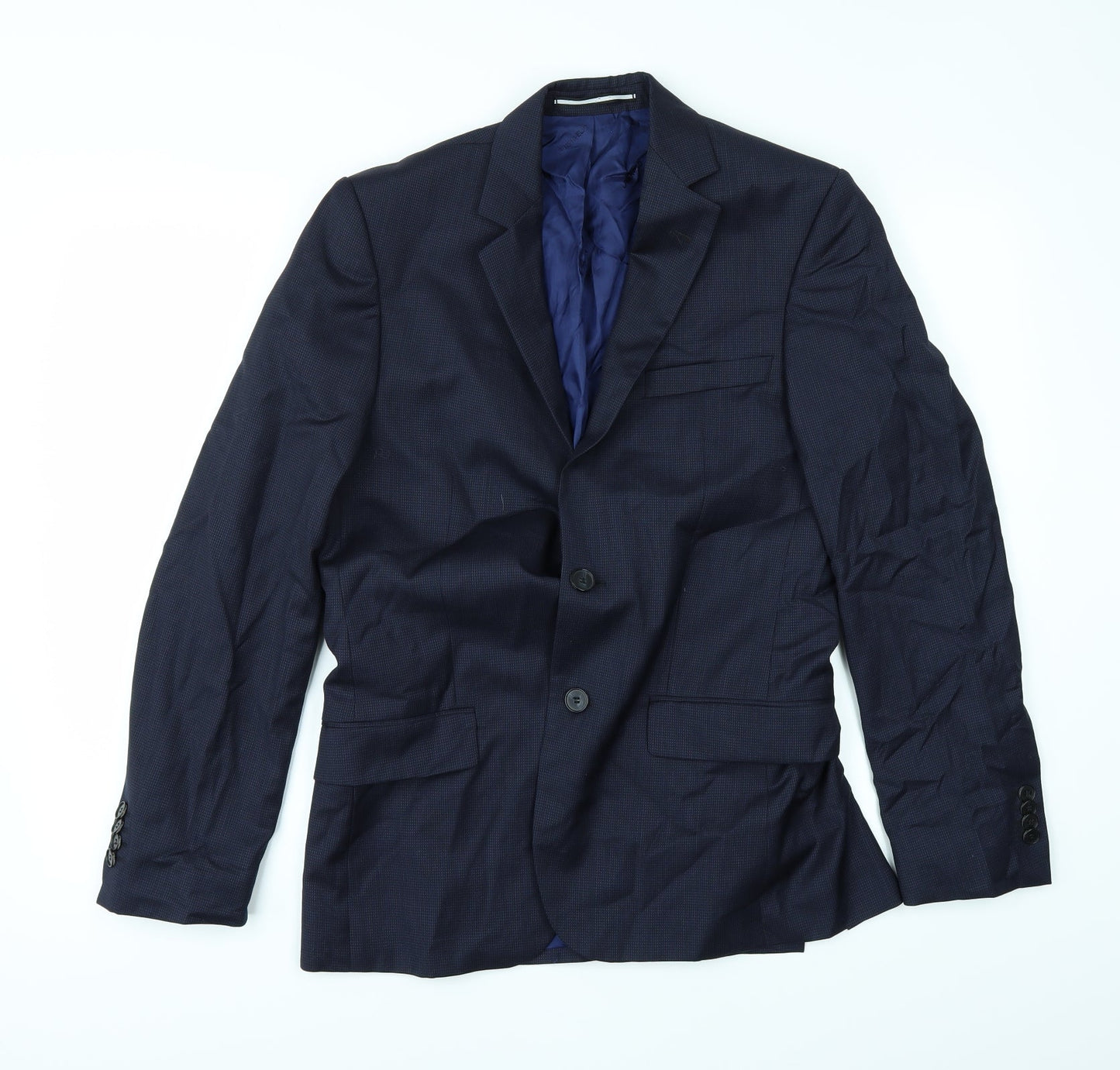 lagerfeld Mens Blue   Jacket Suit Jacket Size 34