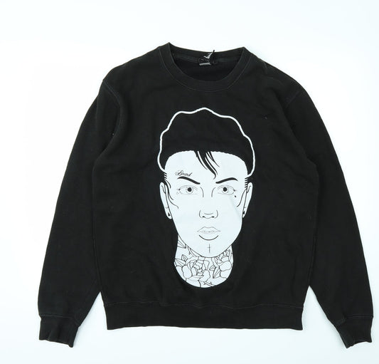 BEATNIK Mens Black   Pullover Jumper Size M