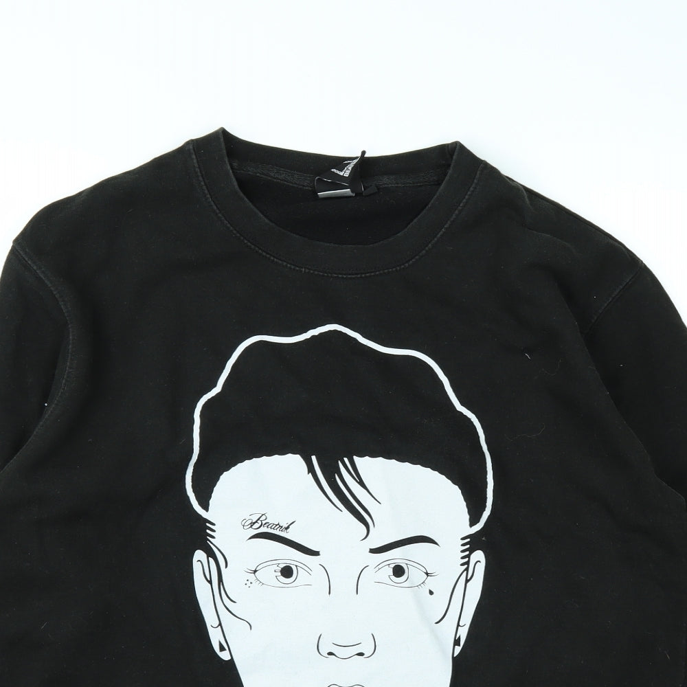 BEATNIK Mens Black   Pullover Jumper Size M
