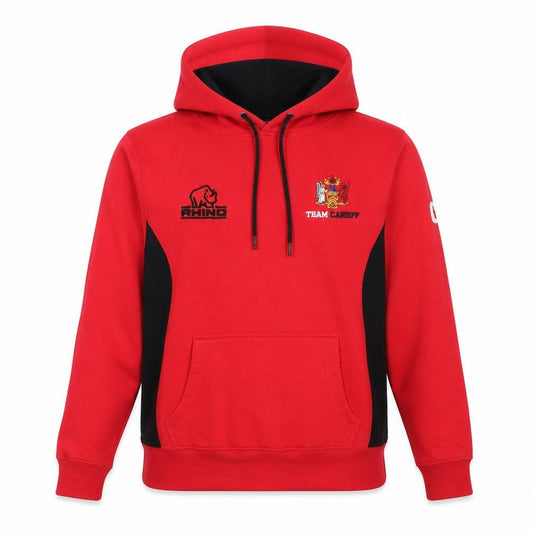 Rhino Womens Red   Pullover Hoodie Size 12