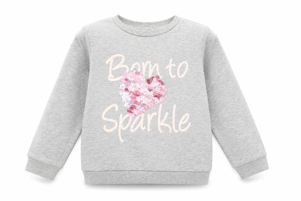 Primark Girls Grey   Pullover Sweatshirt Size 6-7 Years