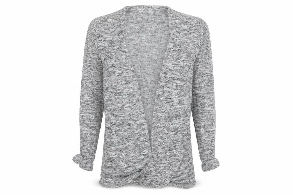 H&M Womens Grey   Cardigan Jumper Size S