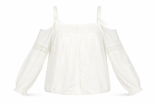 ZOE ROSE Womens Beige   Basic Blouse Size 8