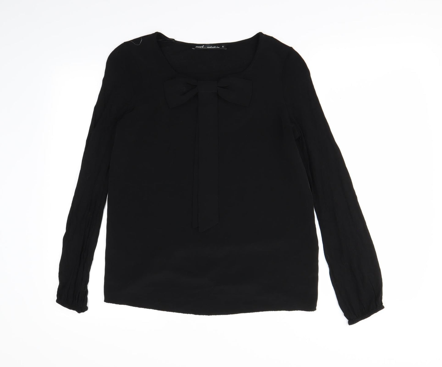 NEXT Womens Black   Basic Blouse Size 6
