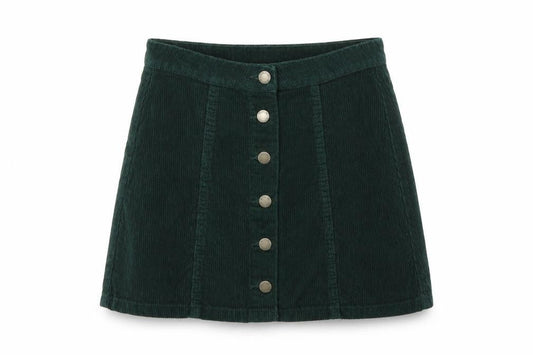 denim&co Womens Green   Mini Skirt Size 6