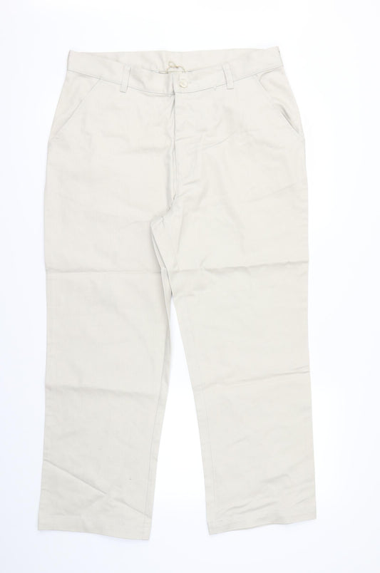 Cotton Traders Mens Beige   Dress Pants Trousers Size S L30 in