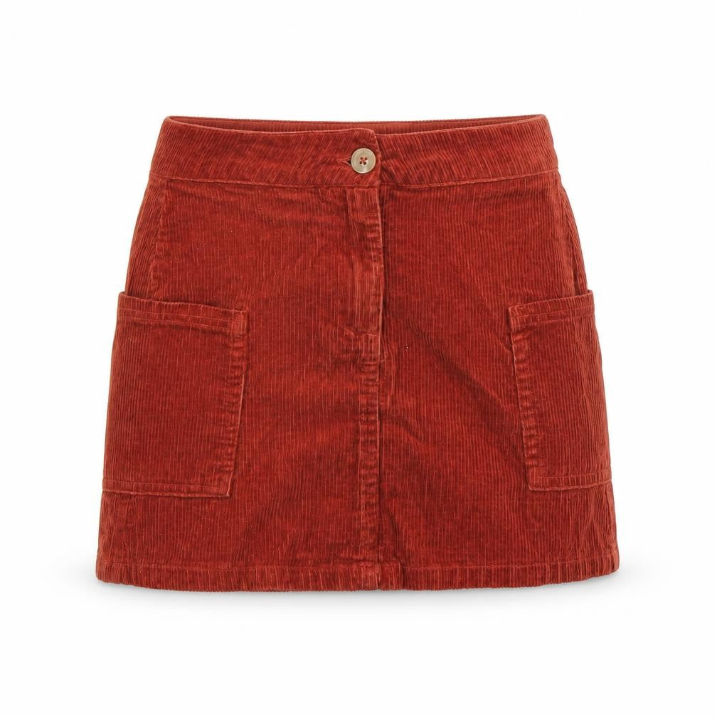 Dunnes Stores Girls Brown  Corduroy A-Line Skirt Size 9 Years