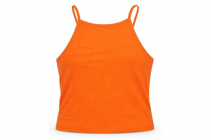 Primark Womens Orange   Basic Tank Size 6