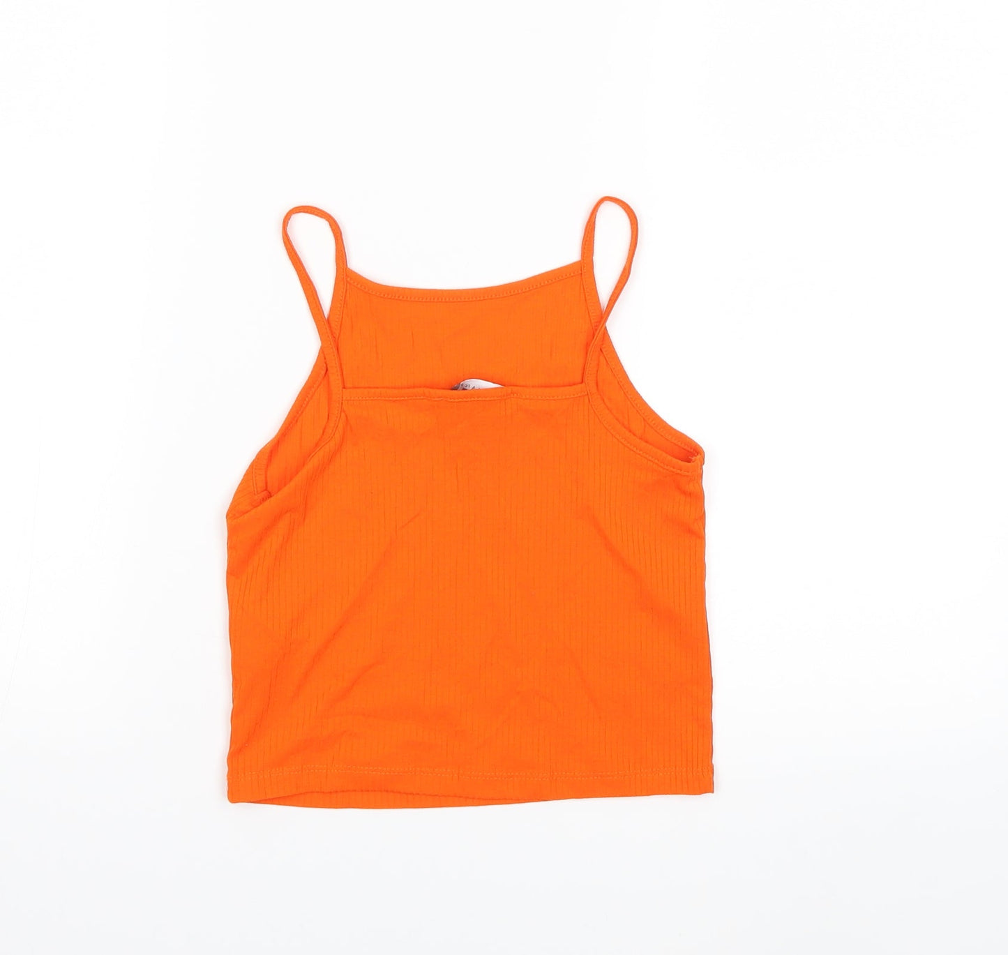 Primark Womens Orange   Basic Tank Size 6