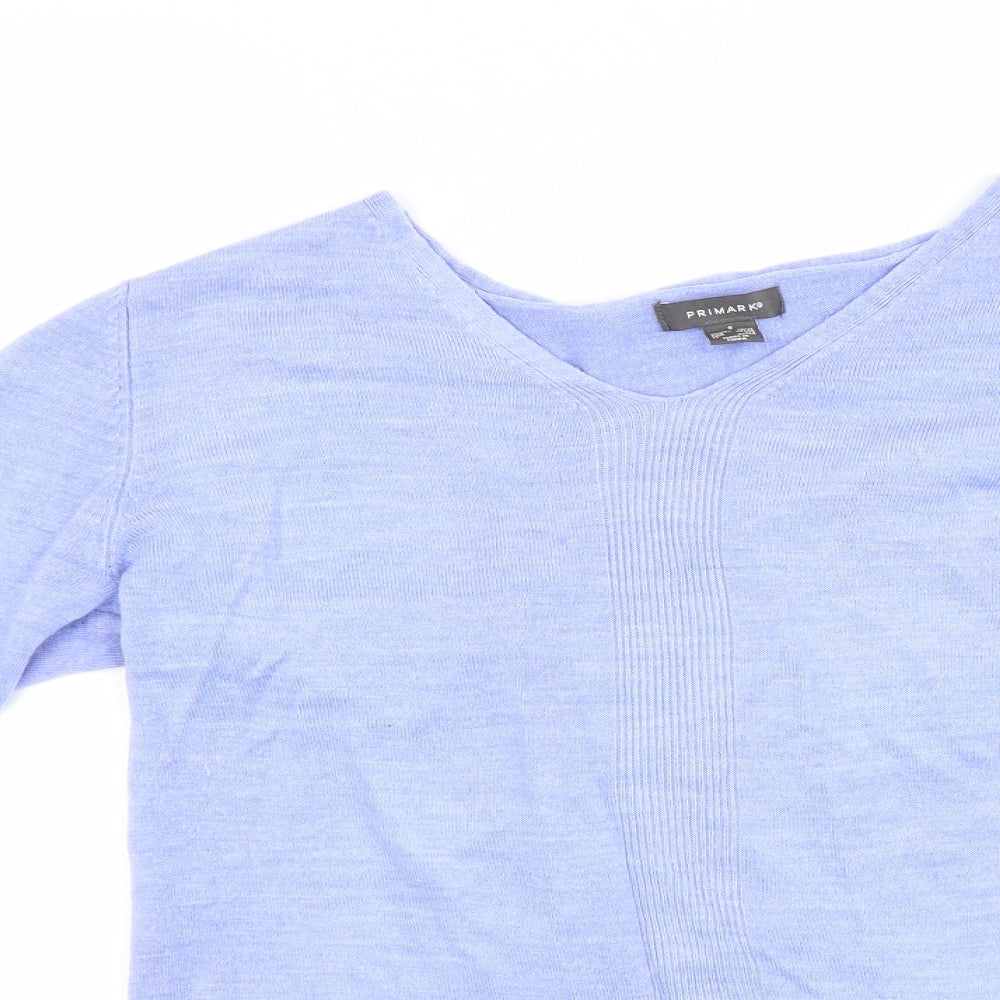 Primark Womens Blue   Pullover Jumper Size S