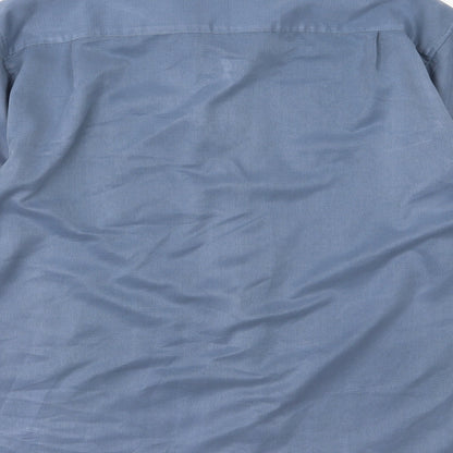 Petroleum Mens Blue    Button-Up Size M