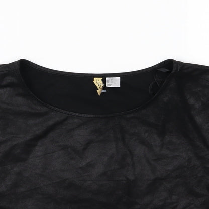 Divided by H&M Womens Black   Basic T-Shirt Size 8