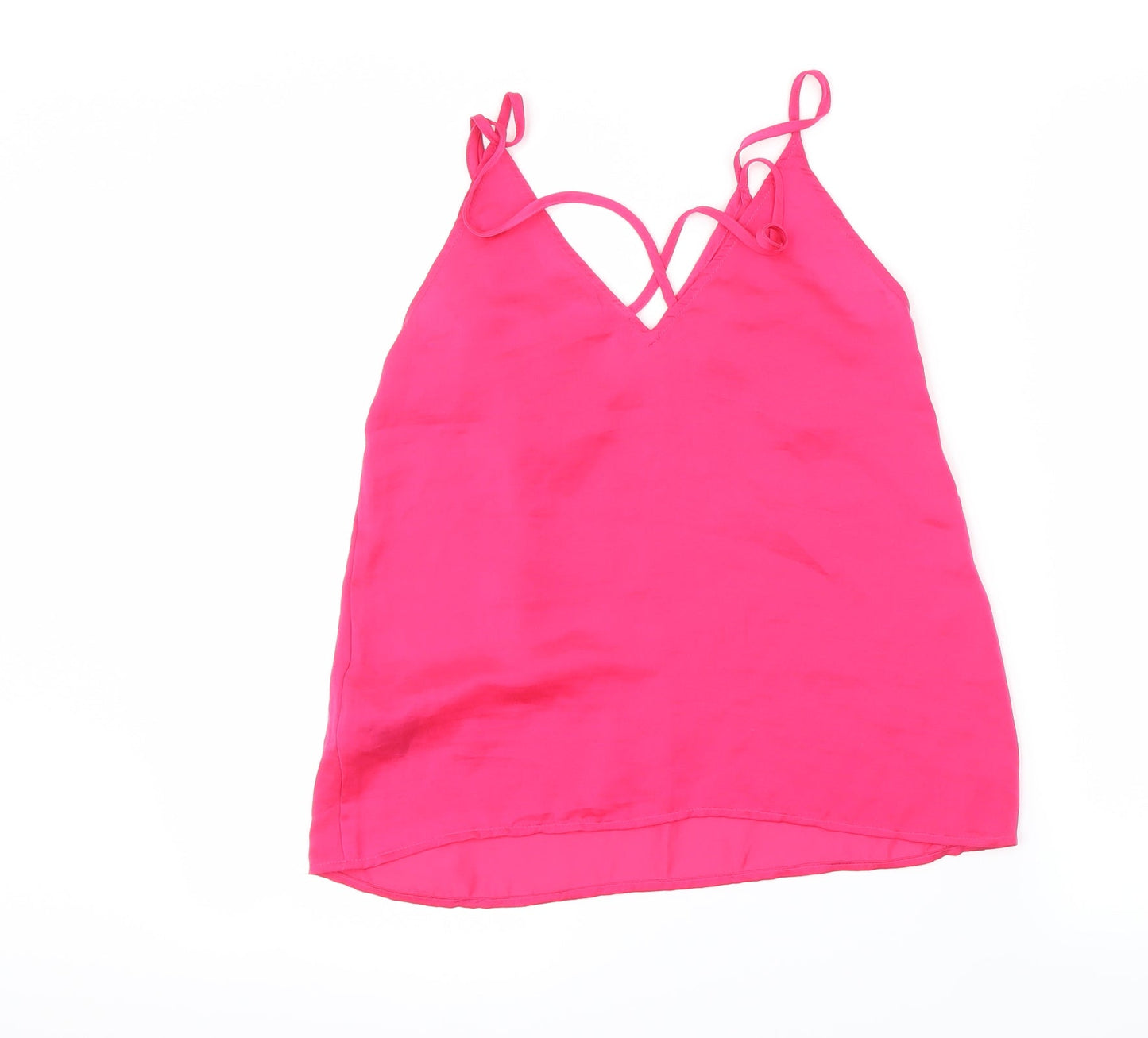 H&M Womens Pink   Basic Blouse Size 8