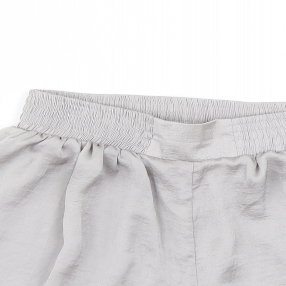 Preworn Womens Grey   Hot Pants Shorts Size 8