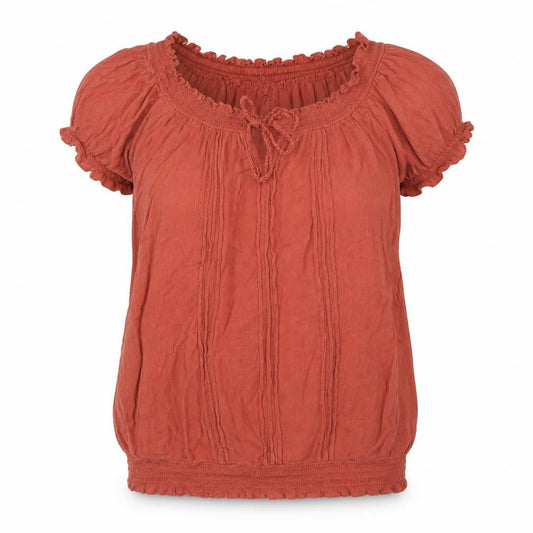 New Look Womens Brown   Basic Blouse Size 8