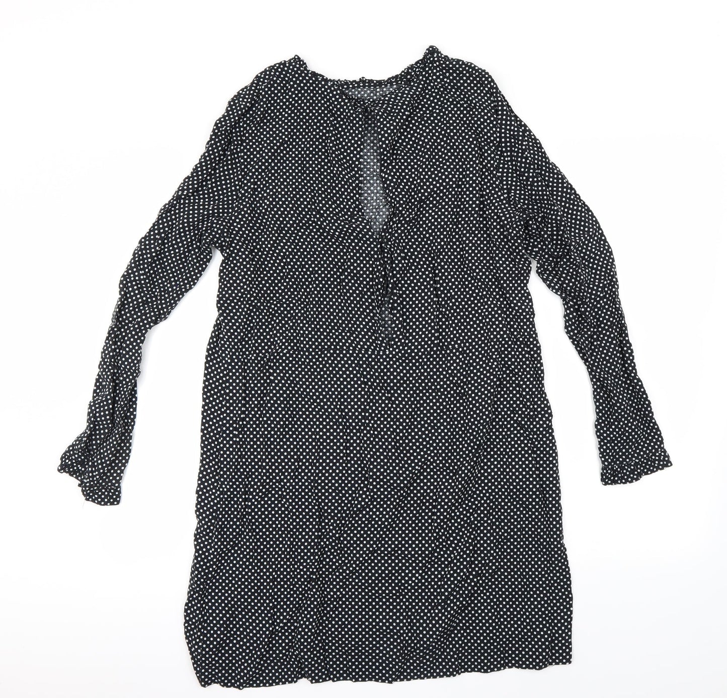 H&M Womens Black   Basic Blouse Size 14