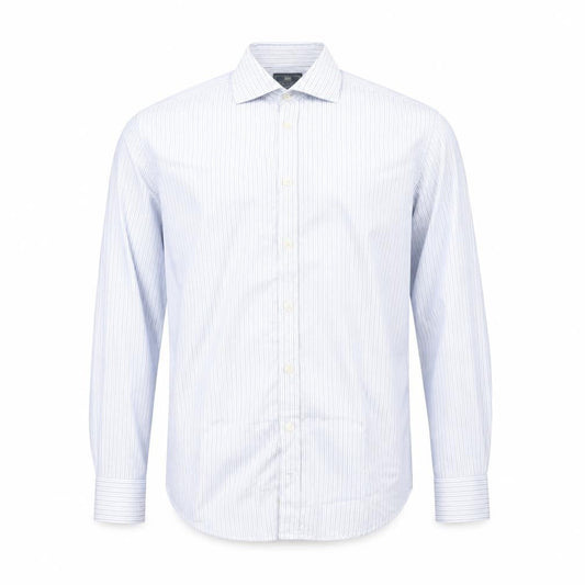 Hawes & Curtis Mens Blue Striped   Button-Up Size 34