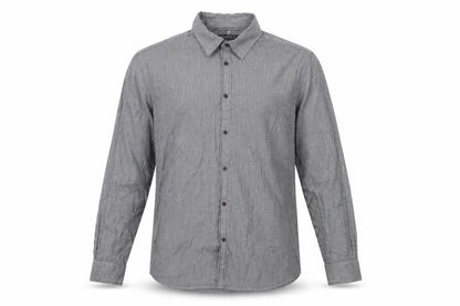 Sandstone Mens Grey Check   Button-Up Size L