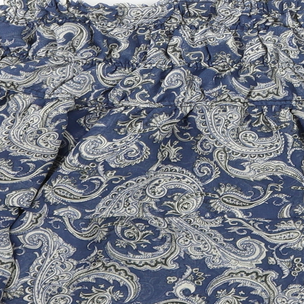 Mango Womens Blue   Mini Skirt Size S