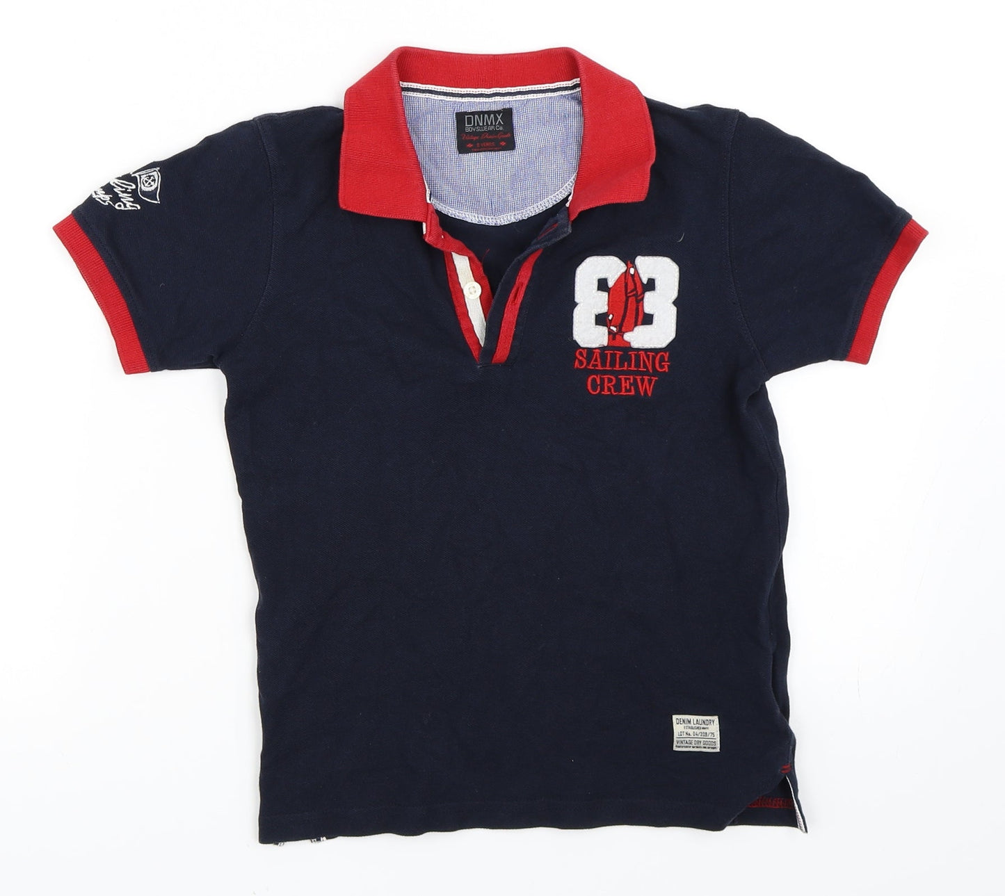 DNMX Boys Blue   Basic Polo Size 8 Years