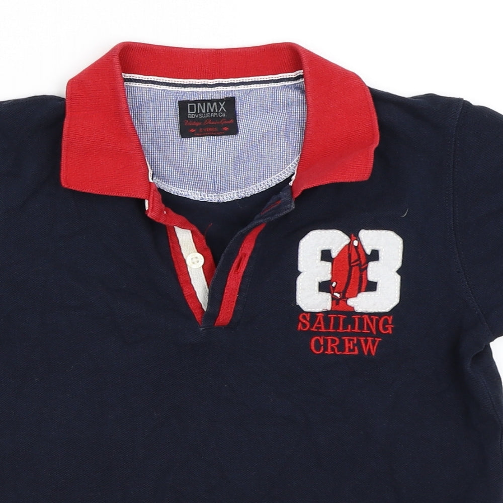 DNMX Boys Blue   Basic Polo Size 8 Years