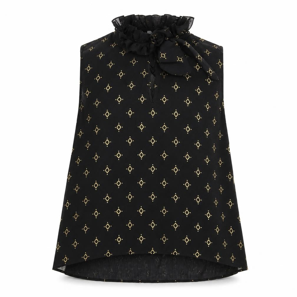 H&M Womens Black   Basic Blouse Size 40