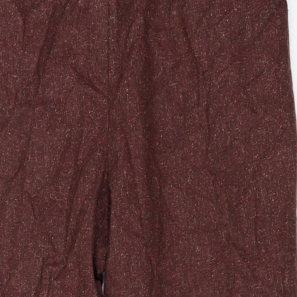 Cotswold Collections Womens Red   Cropped Trousers Size 18 L26 in