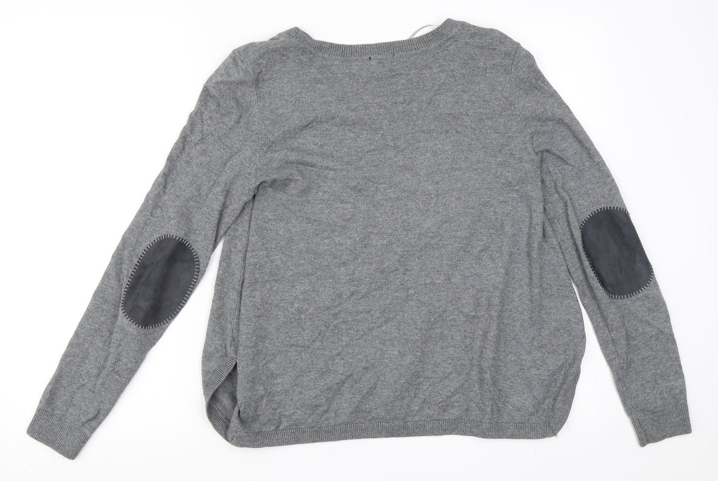 H&M Womens Grey   Pullover Jumper Size S