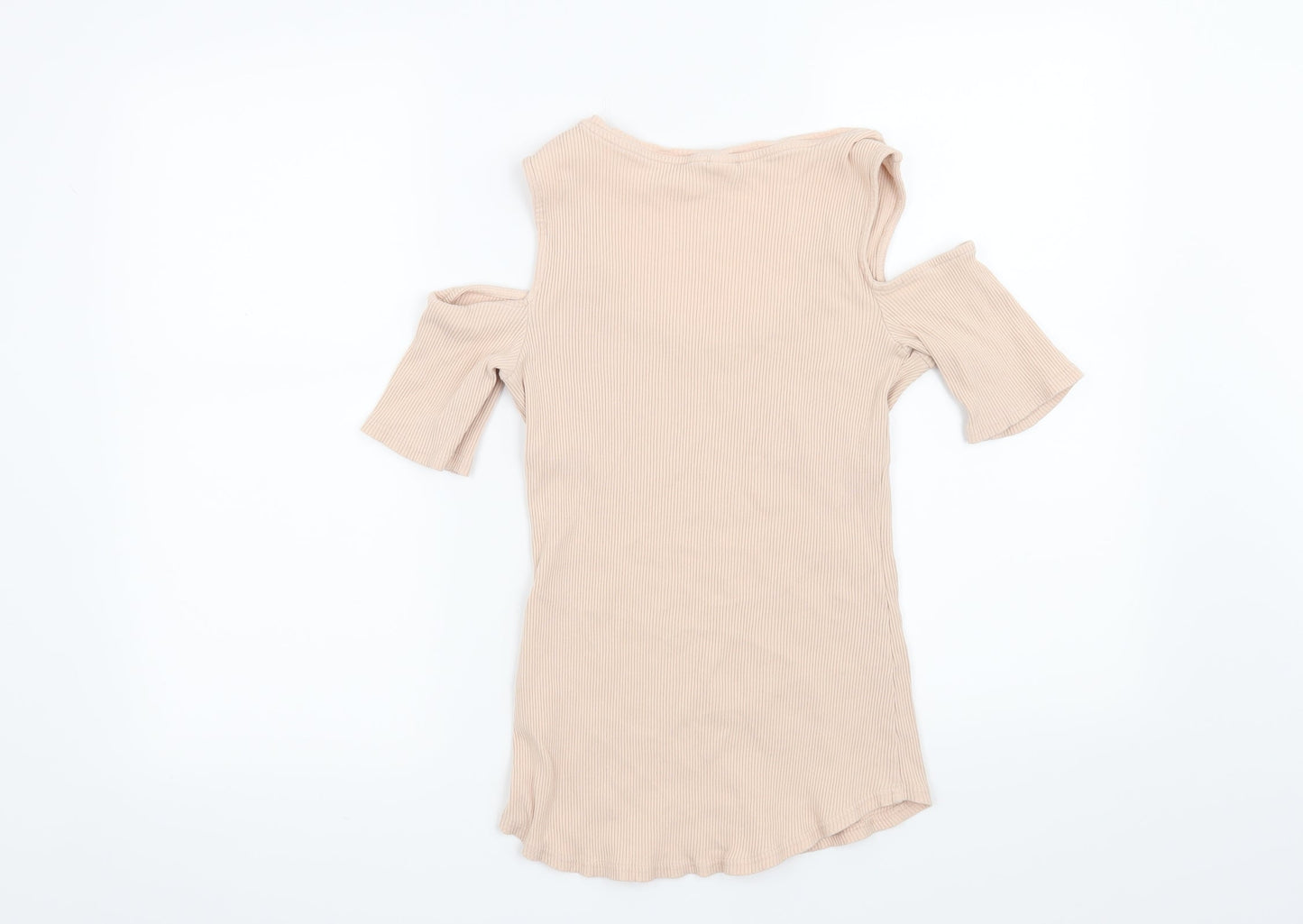 H&M Womens Beige   Basic T-Shirt Size M