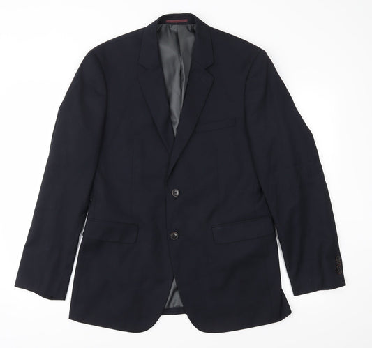 Jack Reid Mens Blue   Jacket Suit Jacket Size 40