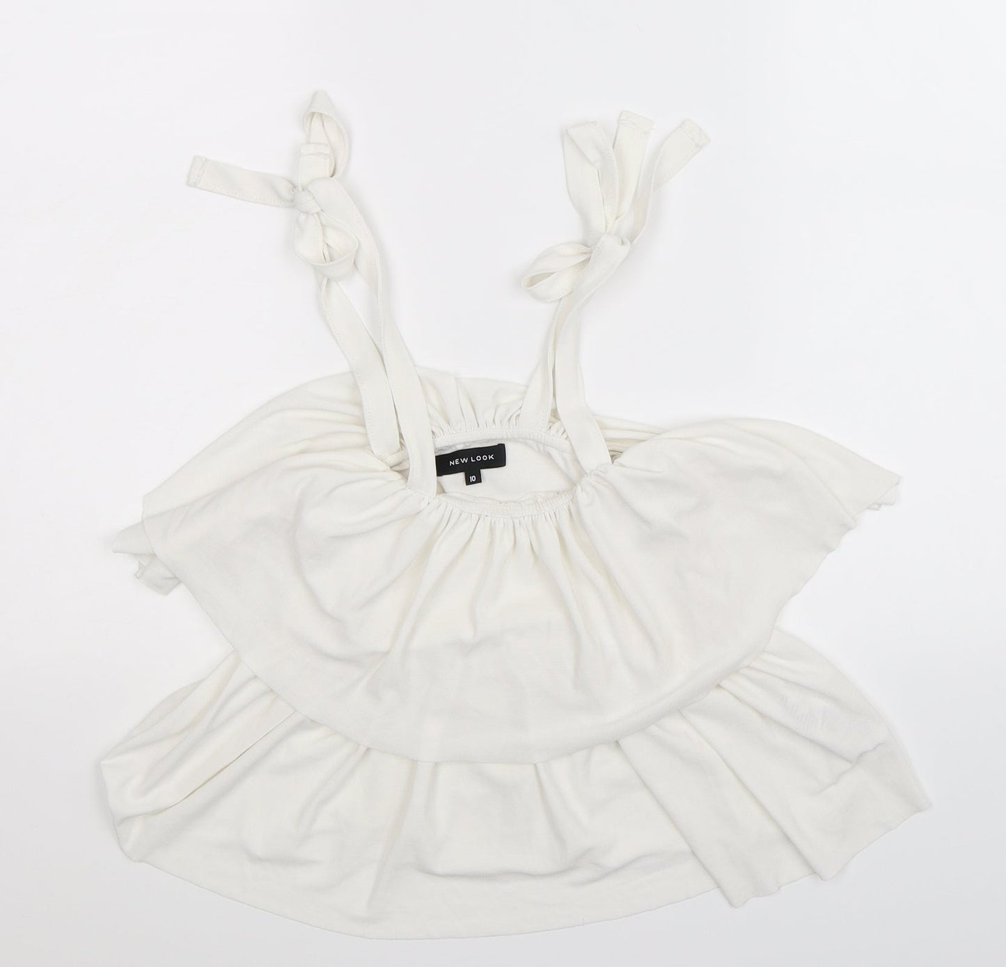 New Look Womens White   Basic Blouse Size 10