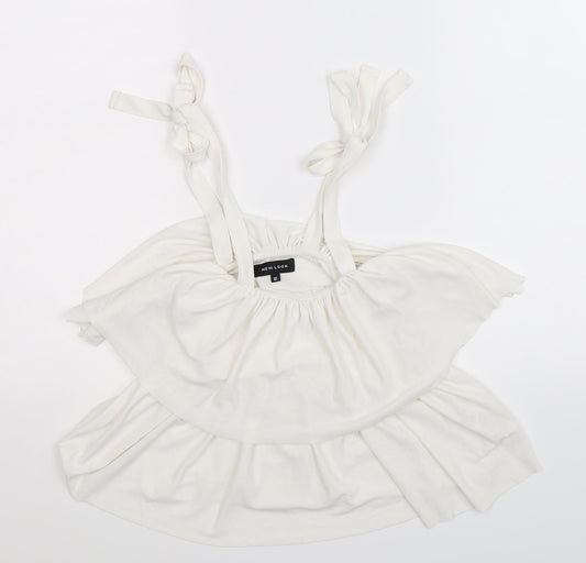 New Look Womens White   Basic Blouse Size 10