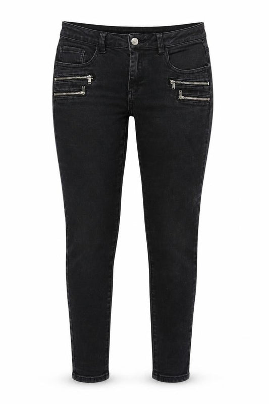 Denim Co Womens Black  Denim Skinny Jeans Size 10 L28 in
