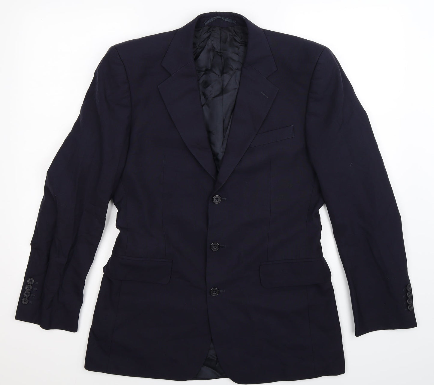 Roderick Charles Mens Blue   Jacket Suit Jacket Size 38