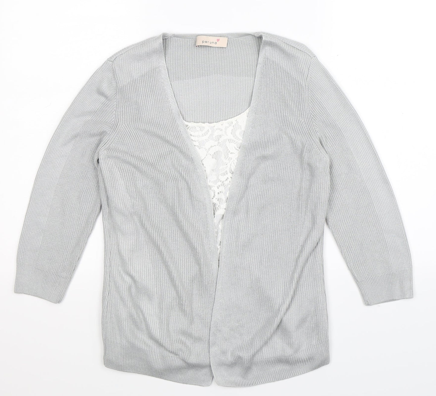 Marks and Spencer Womens Grey  Knit Pullover Jumper Size 8
