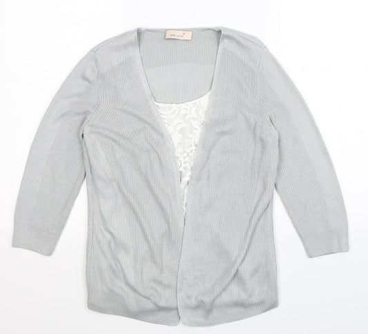 Marks and Spencer Womens Grey  Knit Pullover Jumper Size 8