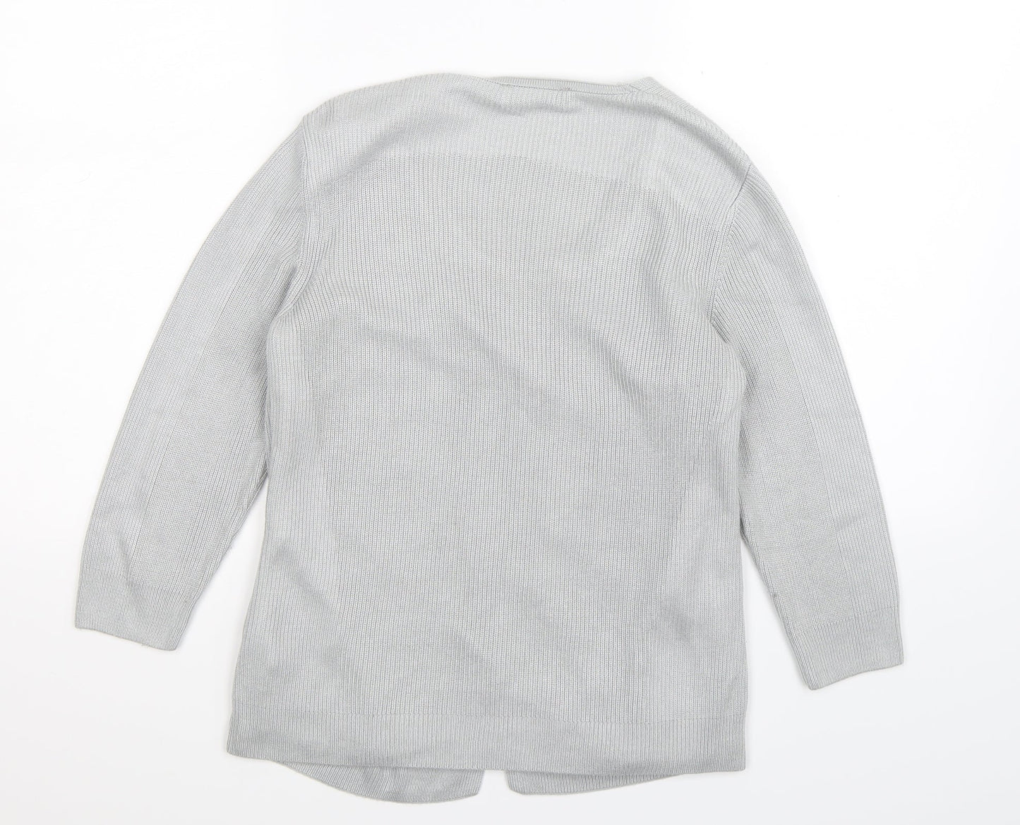 Marks and Spencer Womens Grey  Knit Pullover Jumper Size 8