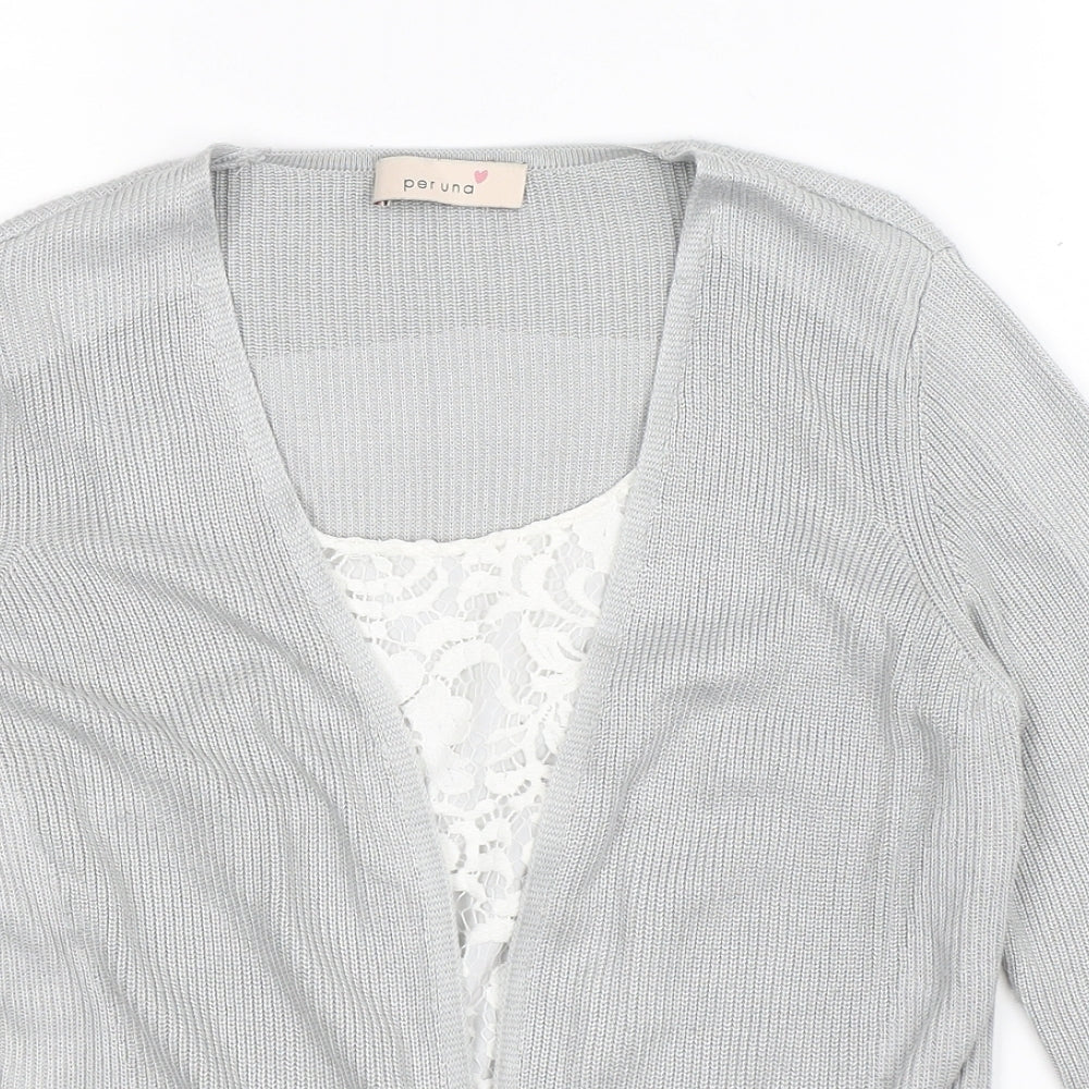 Marks and Spencer Womens Grey  Knit Pullover Jumper Size 8