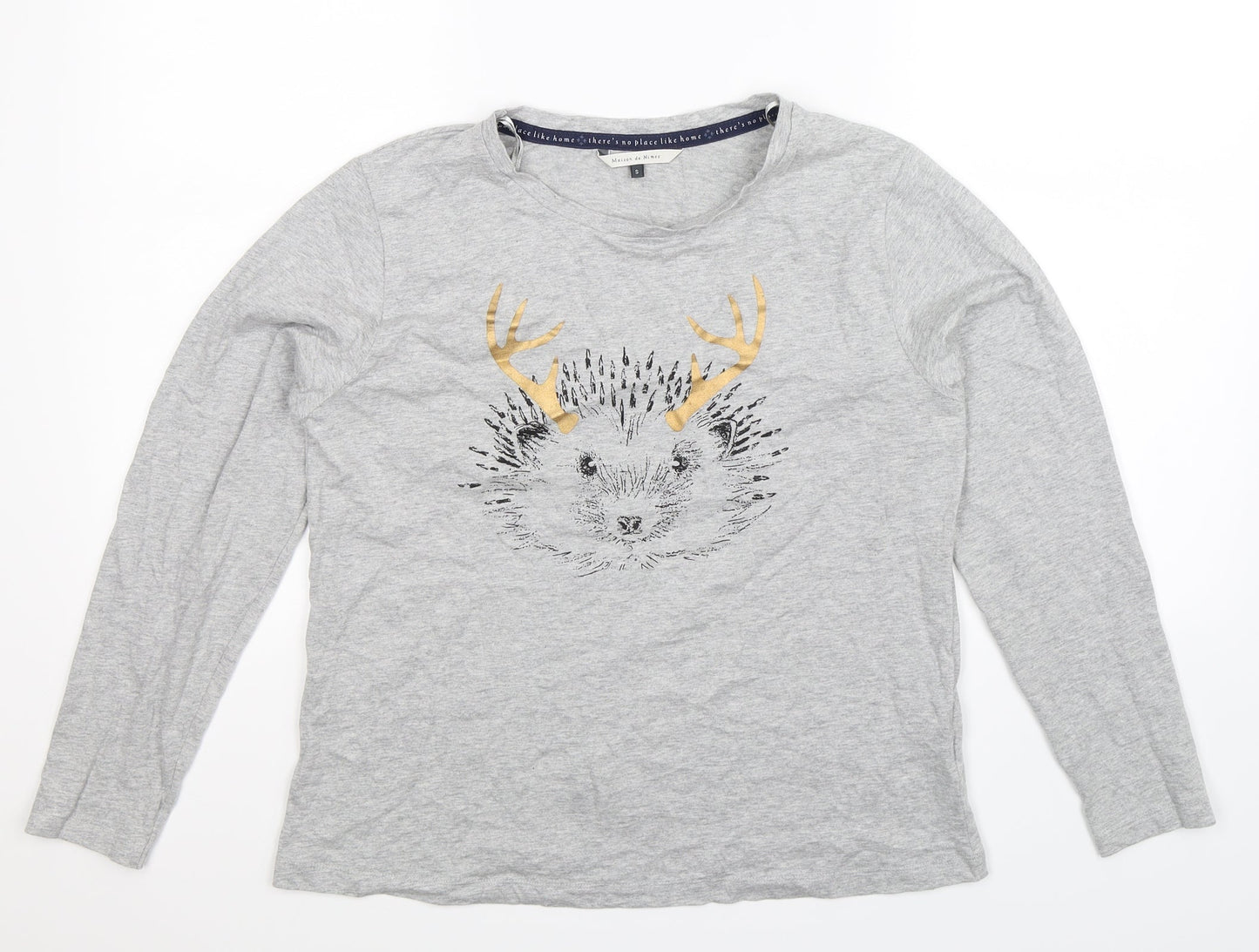 Maison De Nimes Womens Grey   Basic T-Shirt Size S