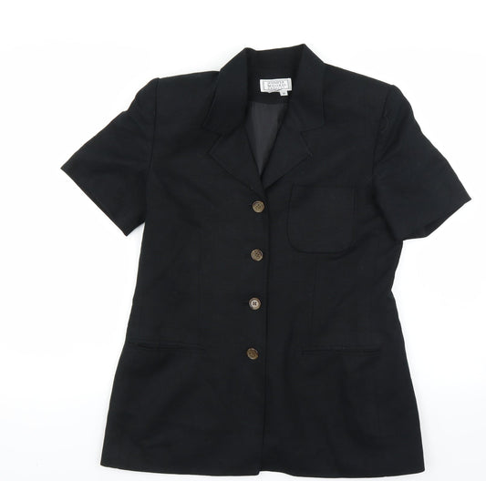 Jennifer Moore Womens Black   Jacket Blazer Size 8
