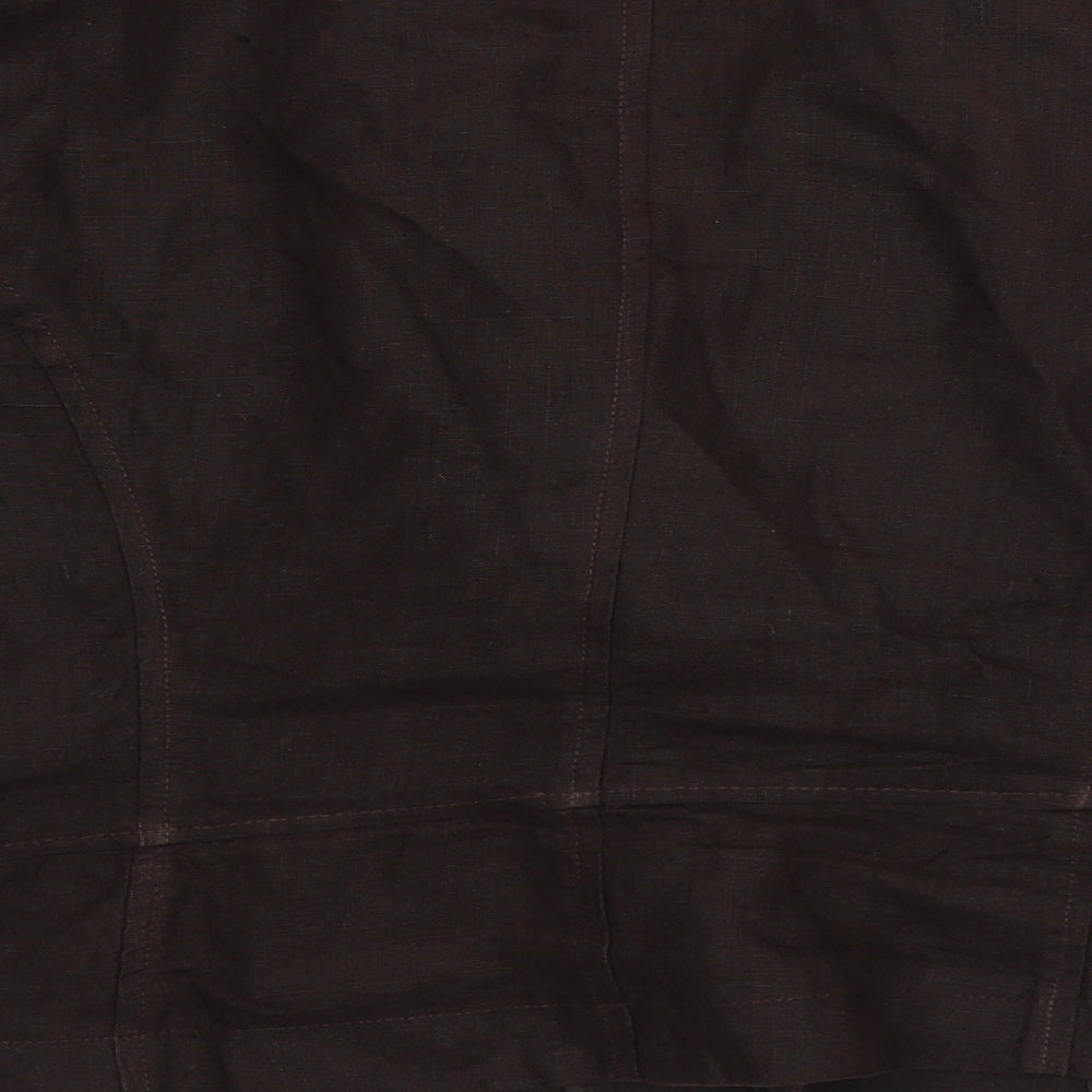 Peruna Womens Brown   Overcoat Jacket Size 14