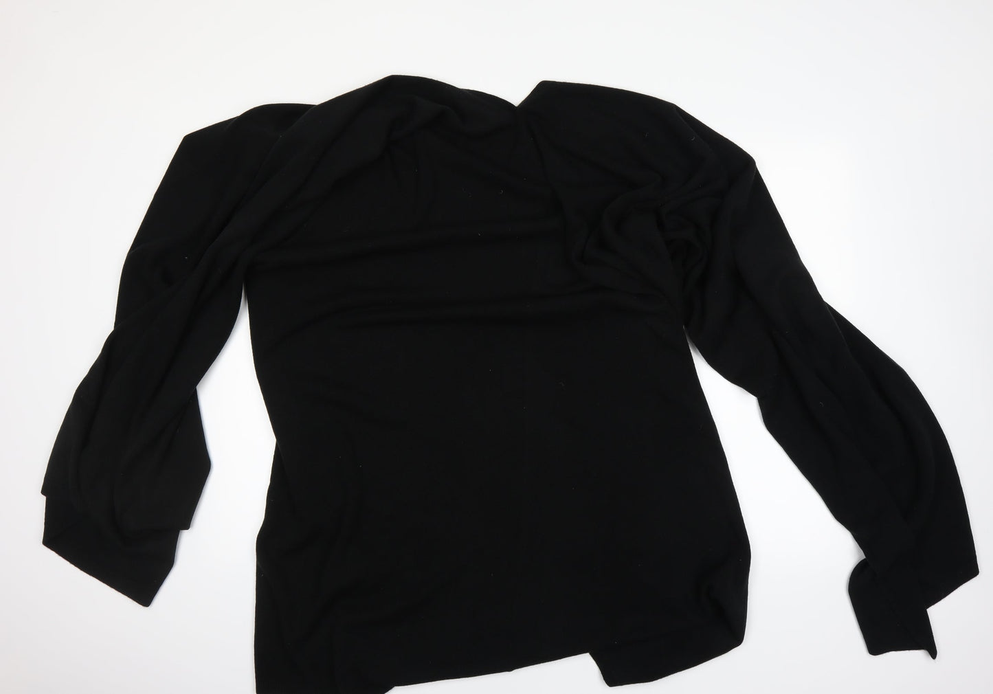 Ann Harvey Womens Black   Cape Jumper One Size