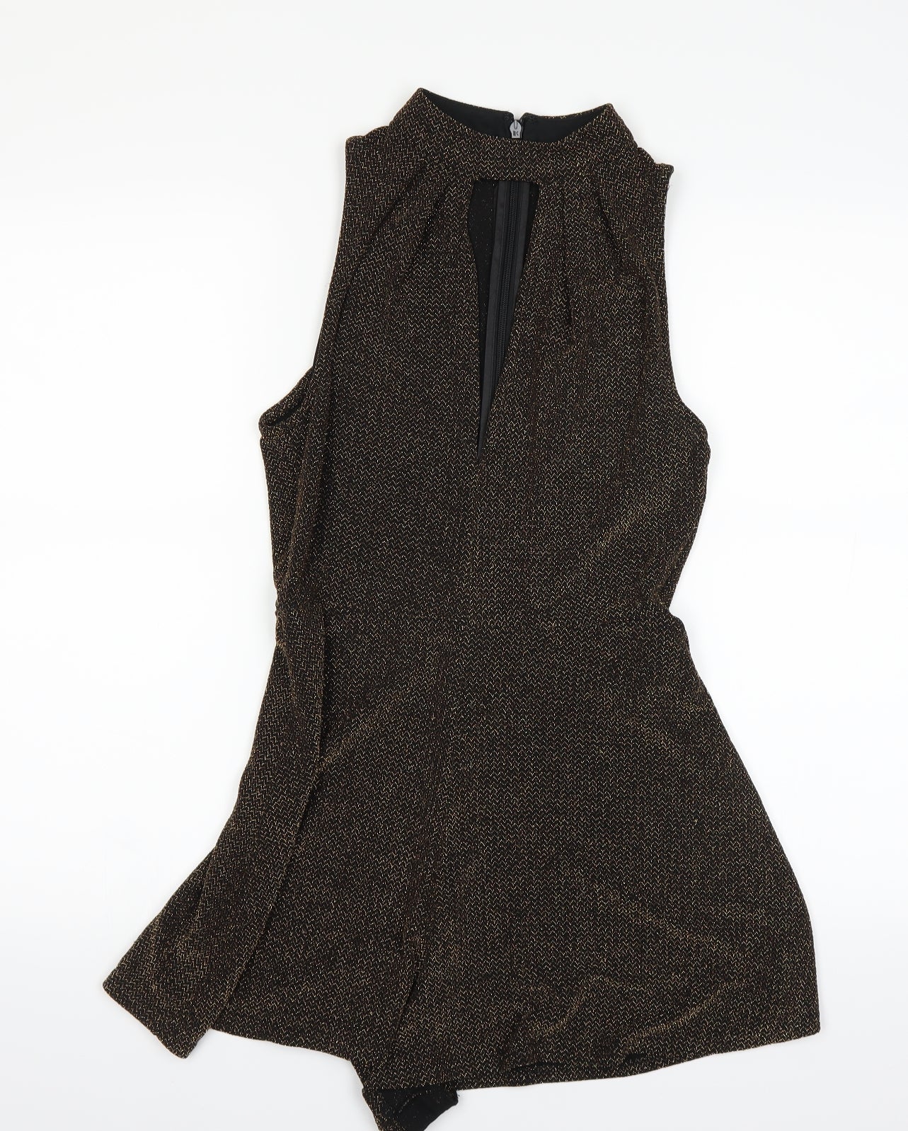 Top shop Womens Gold   A-Line  Size 10