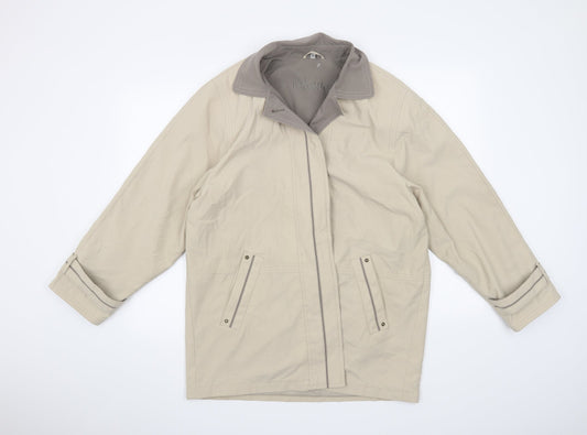Telemac Womens Beige   Jacket Coat Size M