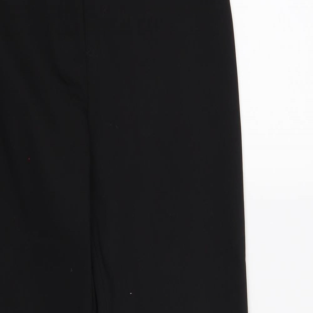 Papaya Womens Black   Trousers  Size 8 L28 in