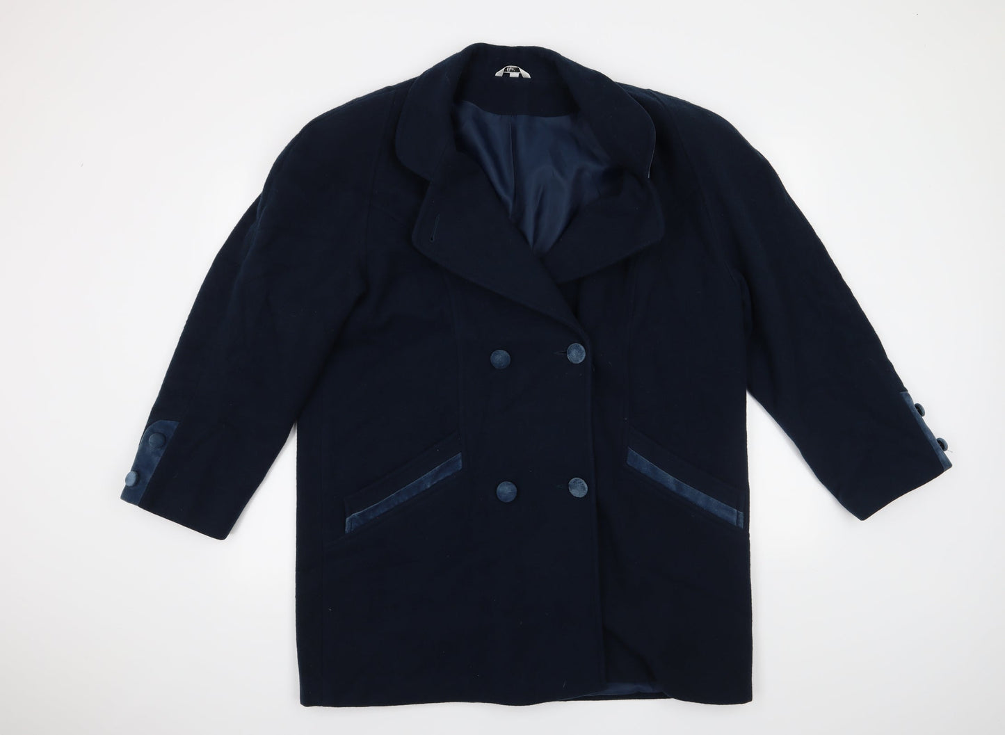 Kliss Womens Blue   Jacket Coat Size 16