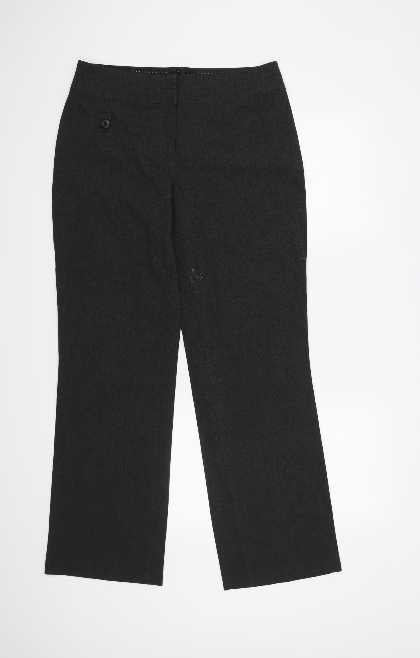 Marks and Spencer Womens Grey   Trousers  Size 12 L30 in