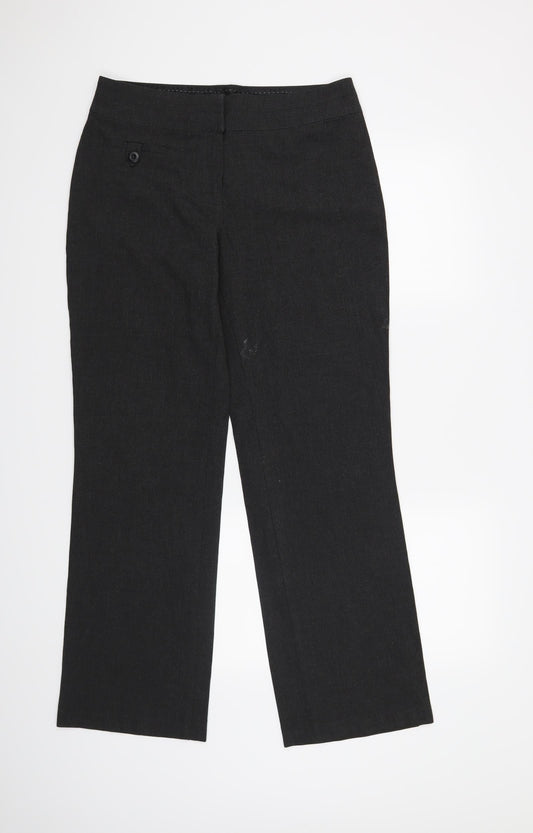 Marks and Spencer Womens Grey   Trousers  Size 12 L30 in